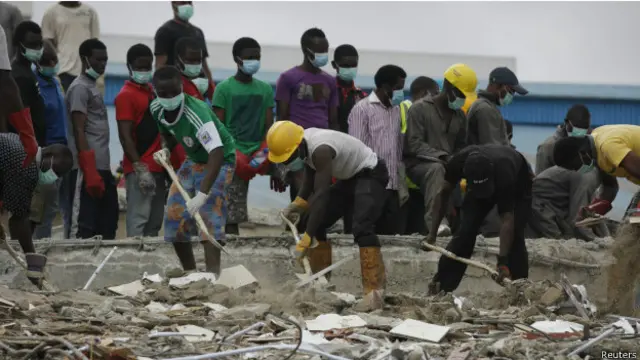 Nigeria: 115 sudafricanos murieron en el colapso de iglesia evangélica