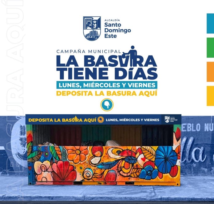 Alcalde Dío Astacio lanza campaña educativa «La Basura Tiene Días» en Santo Domingo Este